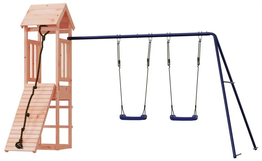 Complex de joaca VidaXL 3155817 (Blue/Natural) - 2