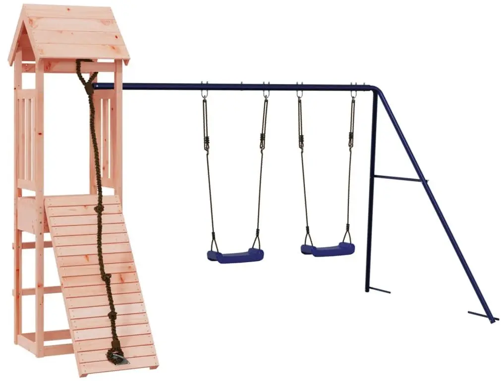 Complex de joaca VidaXL 3155817 (Blue/Natural)