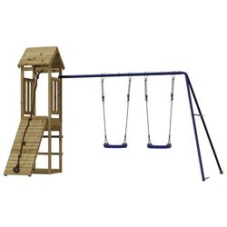 Игровой комплекс VidaXL 3155818 (Natural/Blue) Thumb