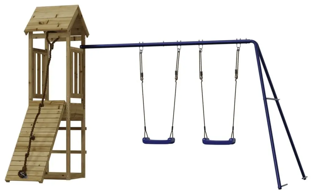 Игровой комплекс VidaXL 3155818 (Natural/Blue) - 2