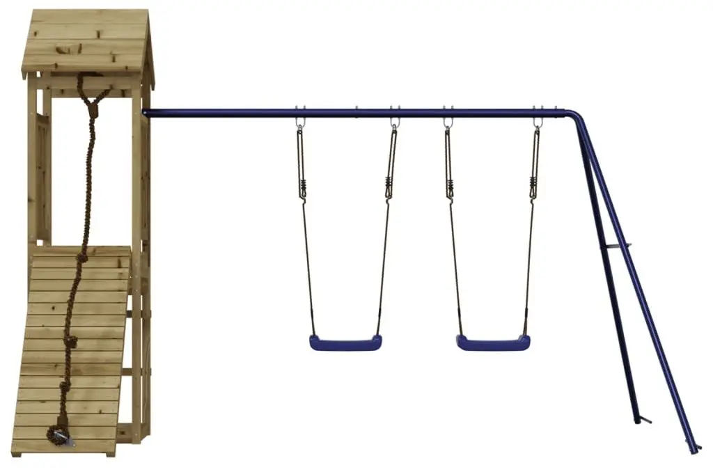 Игровой комплекс VidaXL 3155818 (Natural/Blue) - 3