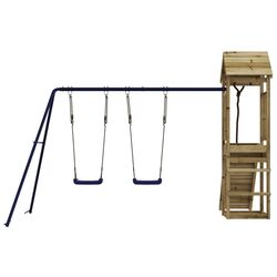 Игровой комплекс VidaXL 3155818 (Natural/Blue) Thumb