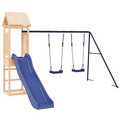 Complex de joaca VidaXL 3155822 (Natural/Blue)