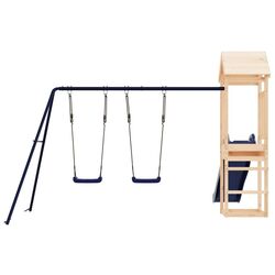 Игровой комплекс VidaXL 3155822 (Natural/Blue) Thumb