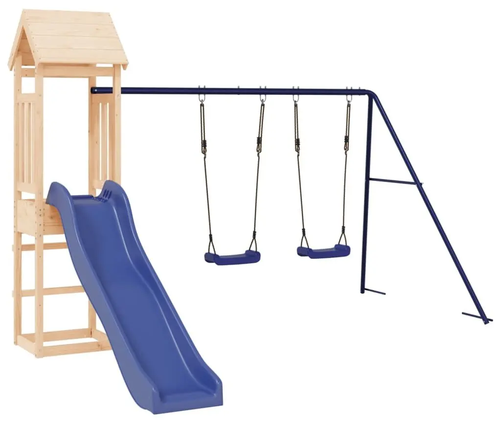 Игровой комплекс VidaXL 3155822 (Natural/Blue)