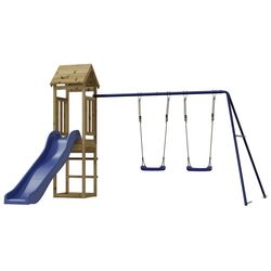 Complex de joaca VidaXL 3155824 (Natural/Blue) Thumb