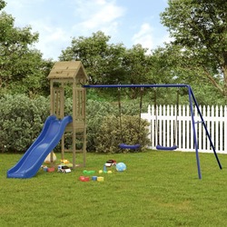 Complex de joaca VidaXL 3155824 (Natural/Blue) Thumb