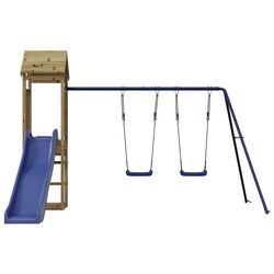 Complex de joaca VidaXL 3155824 (Natural/Blue) Thumb