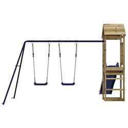 Complex de joaca VidaXL 3155824 (Natural/Blue) Thumb