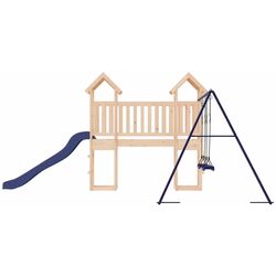 Complex de joaca VidaXL 3155825 (Blue/Natural) Thumb