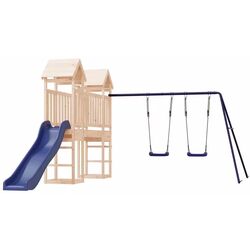 Complex de joaca VidaXL 3155825 (Blue/Natural)