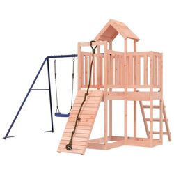Complex de joaca VidaXL 3155835 (Blue/Natural) Thumb