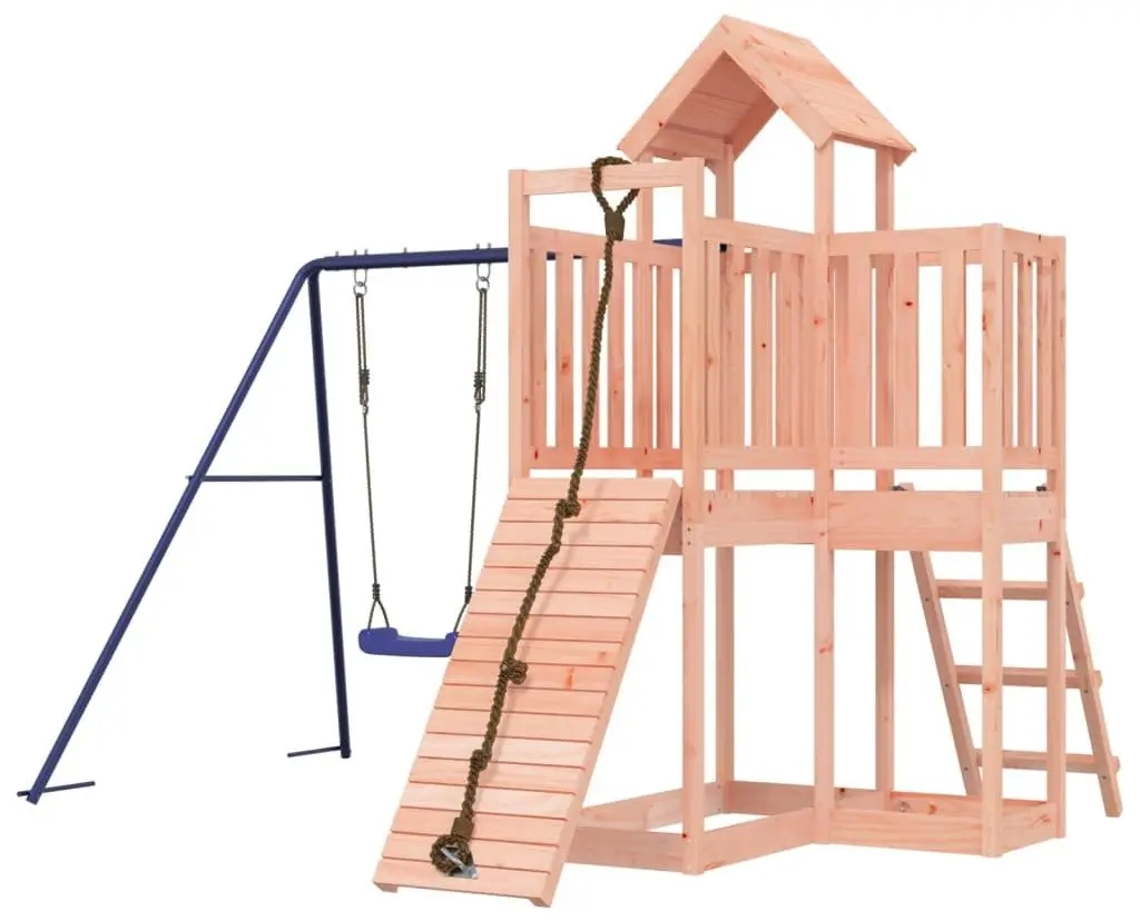 Complex de joaca VidaXL 3155835 (Blue/Natural) - 2