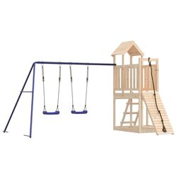 Complex de joaca VidaXL 3155837 (Blue/Natural)
