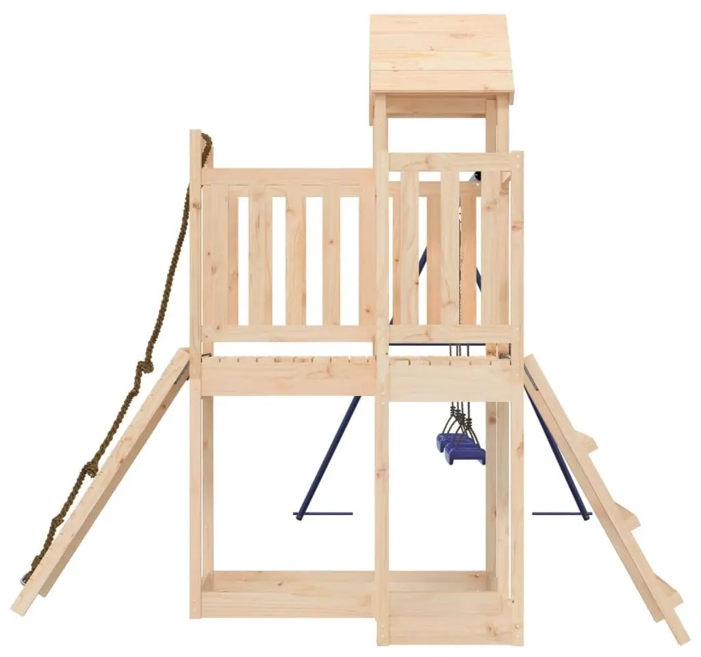 Complex de joaca VidaXL 3155837 (Blue/Natural) - 4
