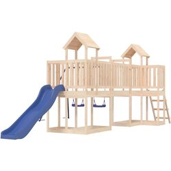 Complex de joacă vidaXL 3155846 (Natural/Blue) Thumb