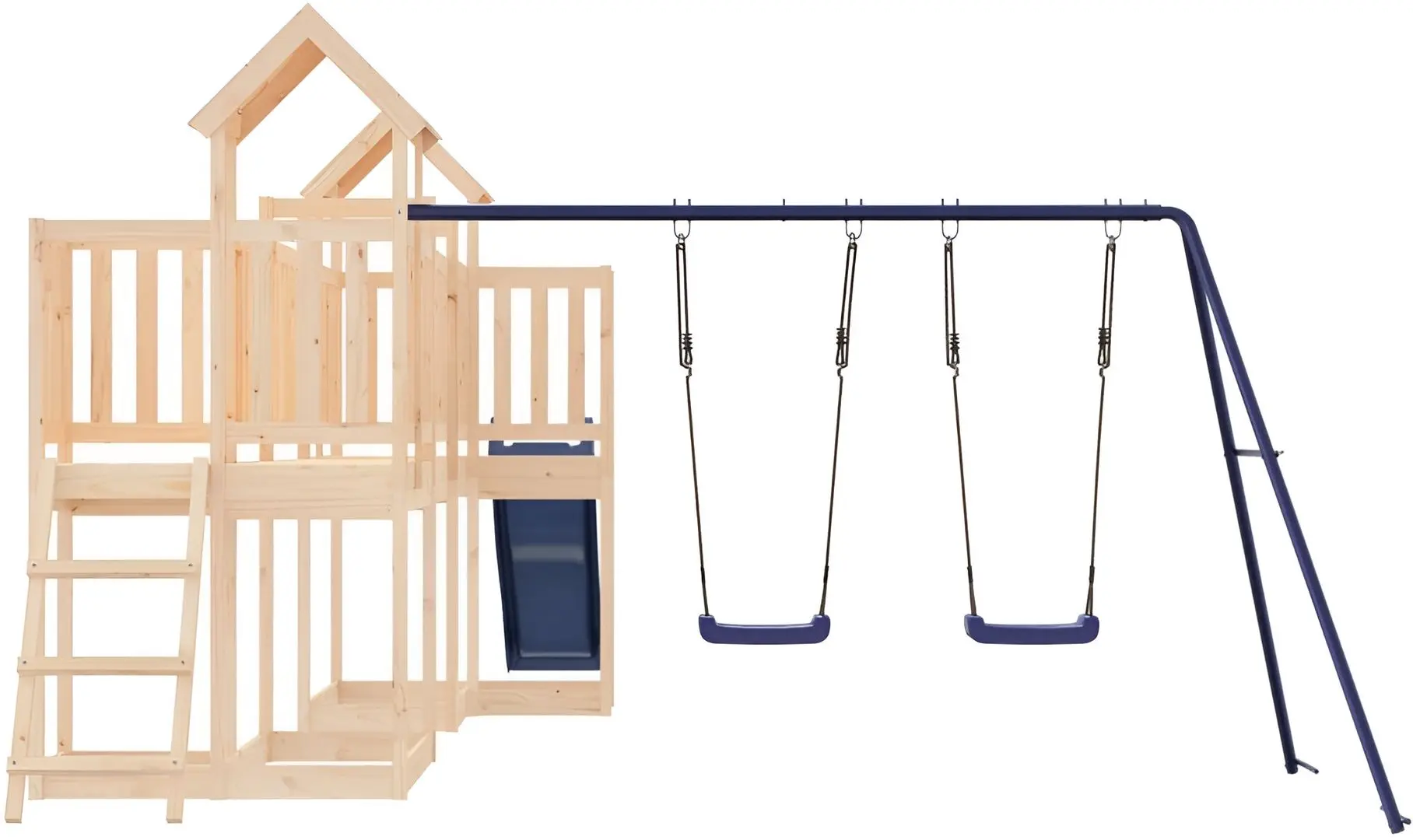 Complex de joacă vidaXL 3155846 (Natural/Blue) - 6