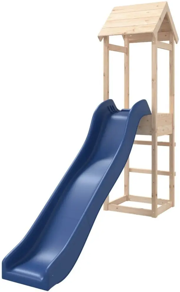 Complex de joacă VidaXL 3155852 (Wood/Blue) - 2