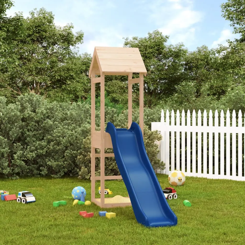 Complex de joacă VidaXL 3155852 (Wood/Blue) - 9