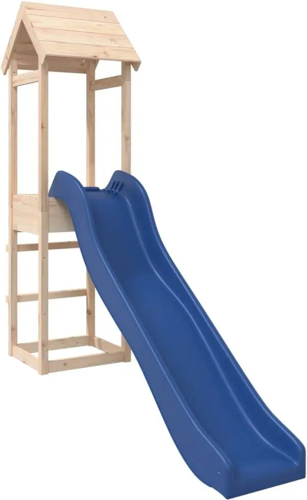 Complex de joacă VidaXL 3155852 (Wood/Blue)
