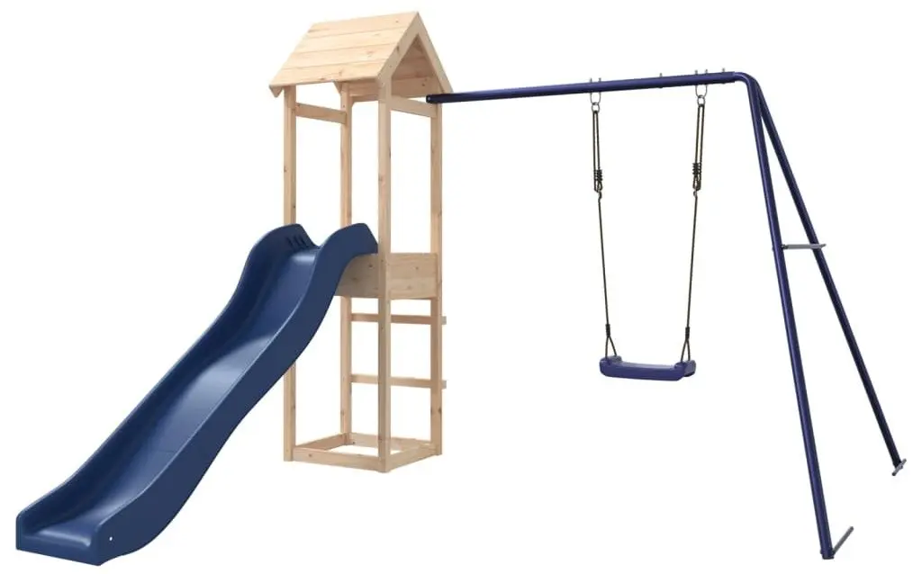 Игровой комплекс VidaXL 3155855 (Natural/Blue)