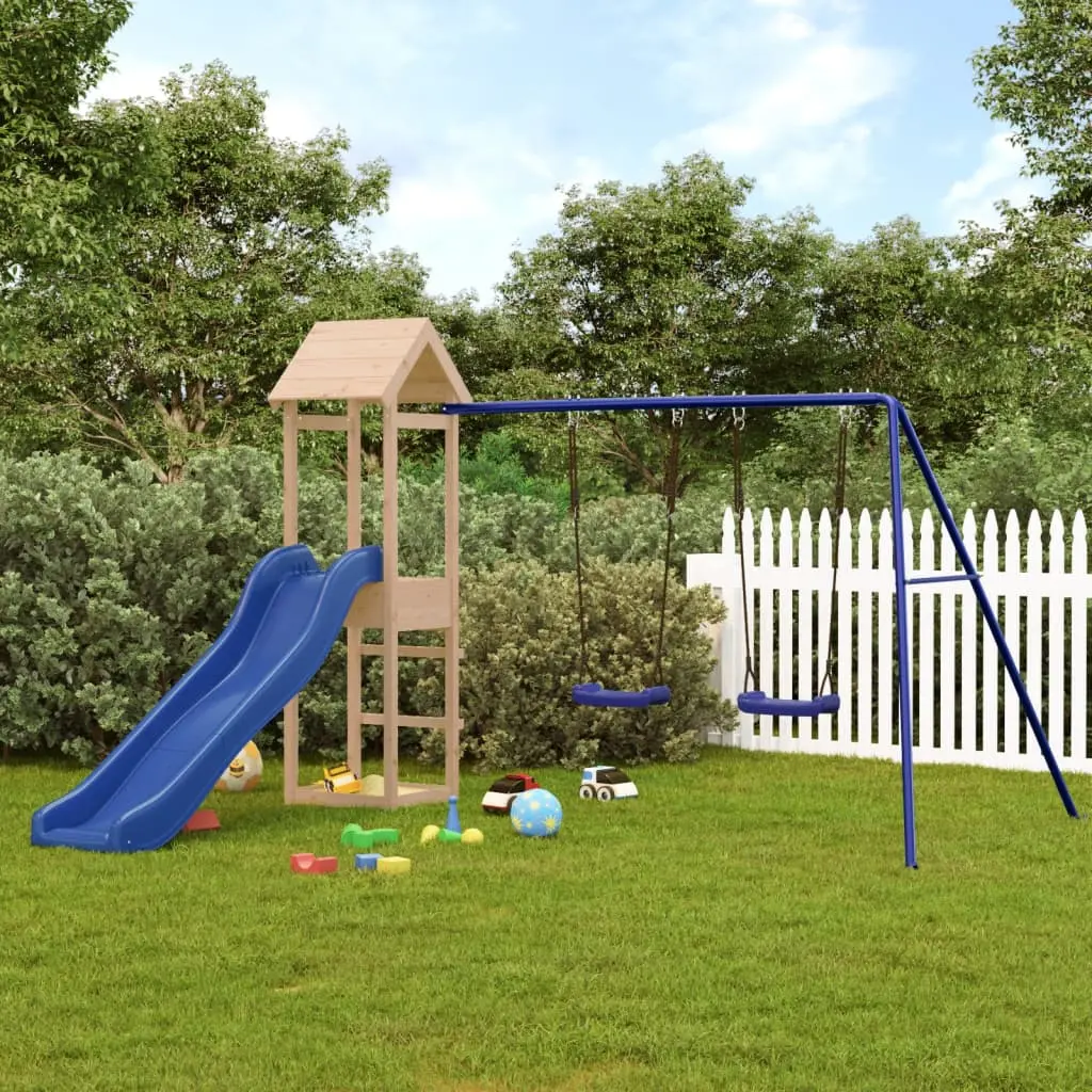 Игровой комплекс VidaXL 3155858 (Natural/Blue) - 11