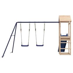 Игровой комплекс VidaXL 3155858 (Natural/Blue) Thumb