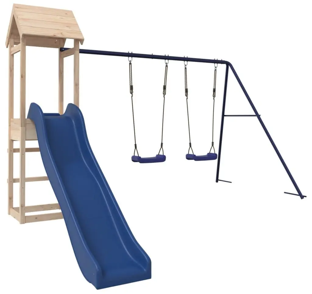 Игровой комплекс VidaXL 3155858 (Natural/Blue)