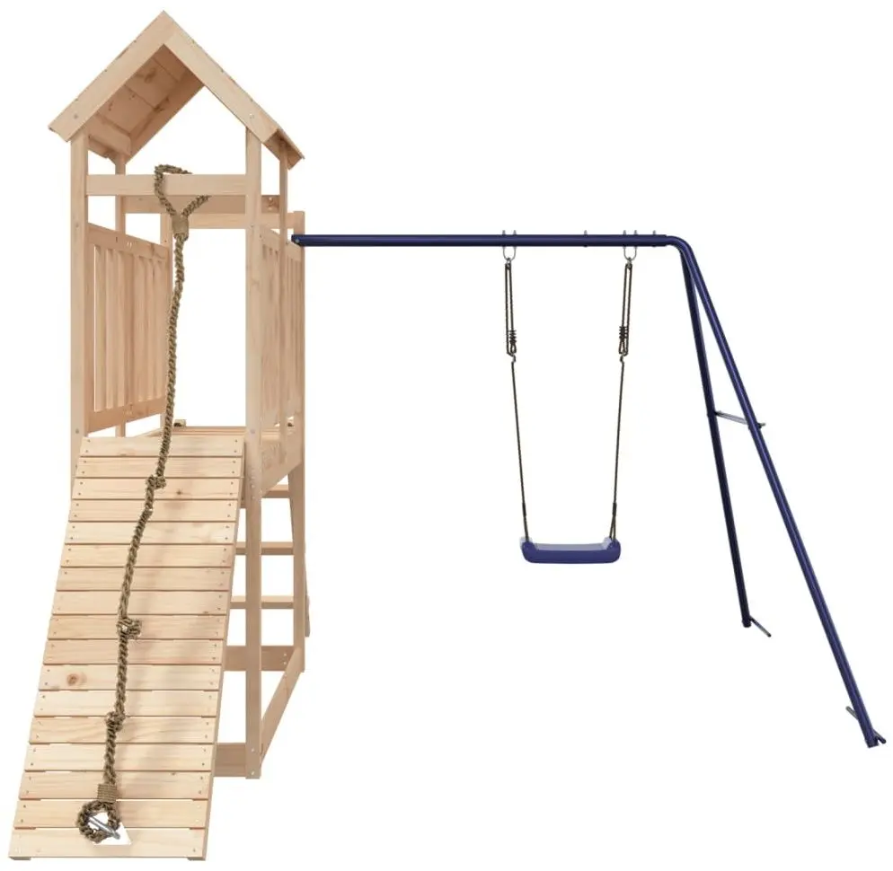 Complex de joaca VidaXL 3155870 (Natural/Blue) - 3