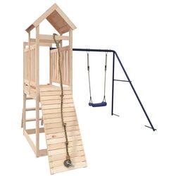 Complex de joaca VidaXL 3155870 (Natural/Blue)