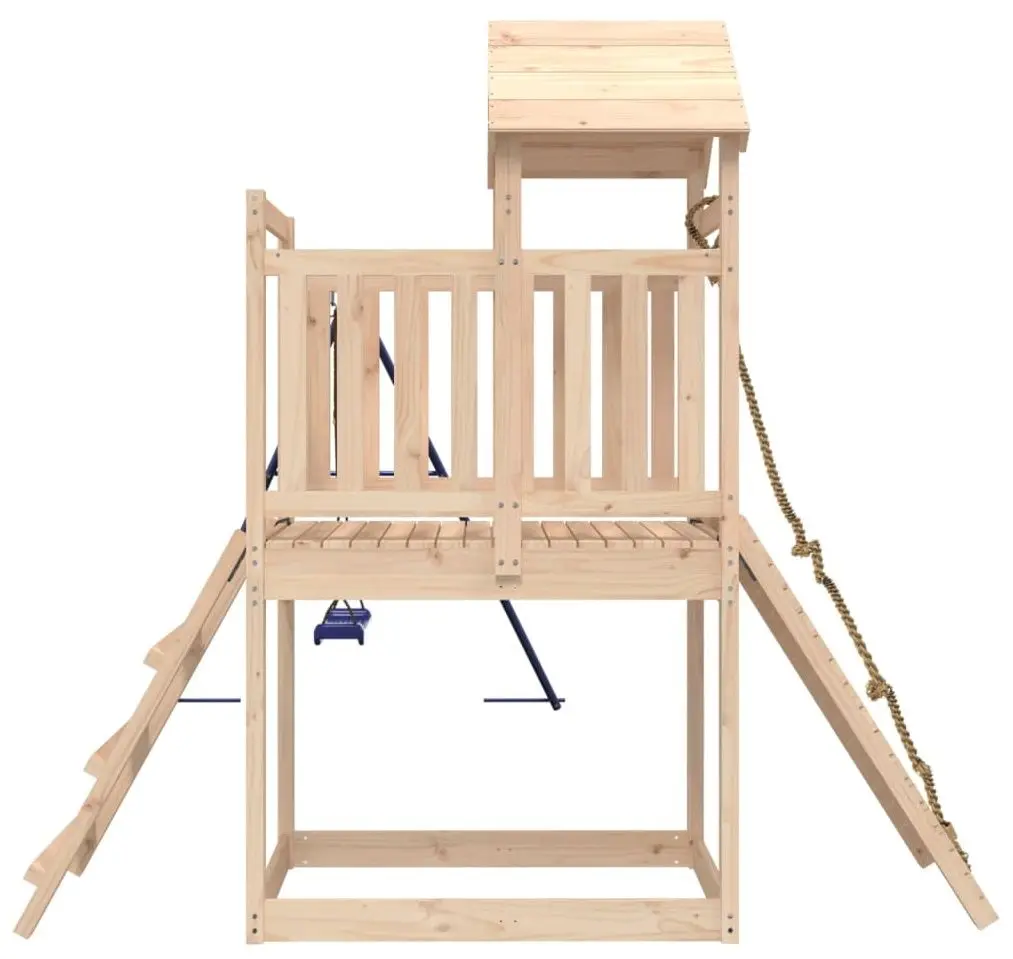 Complex de joaca VidaXL 3155870 (Natural/Blue) - 4