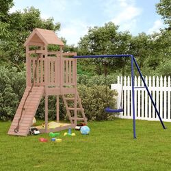 Complex de joacă VidaXL 3155871 (Wood/Blue) Thumb