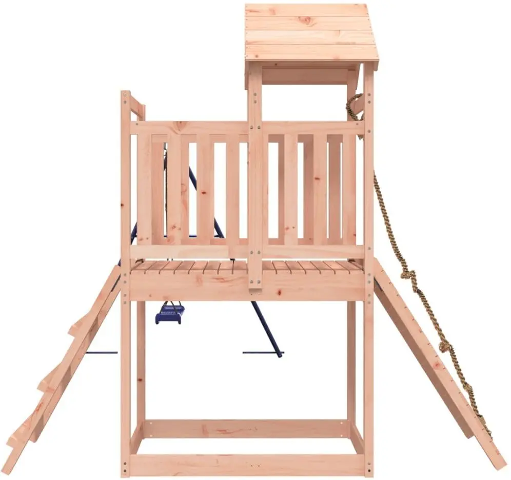Complex de joacă VidaXL 3155871 (Wood/Blue) - 4