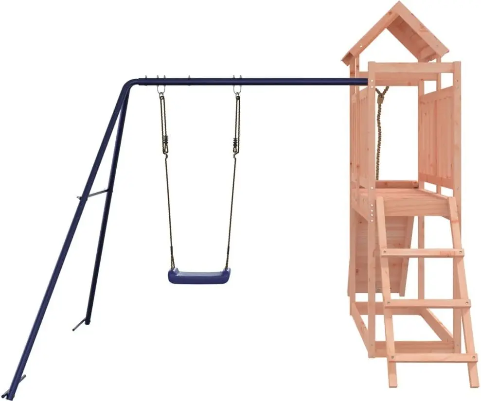 Complex de joacă VidaXL 3155871 (Wood/Blue) - 6