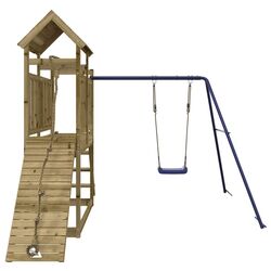 Complex de joaca VidaXL 3155872 (Blue/Natural) Thumb