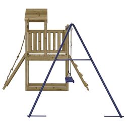Complex de joaca VidaXL 3155872 (Blue/Natural) Thumb