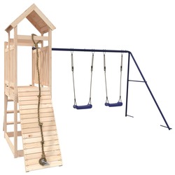 Complex de joaca VidaXL 3155873 (Natural/Blue)