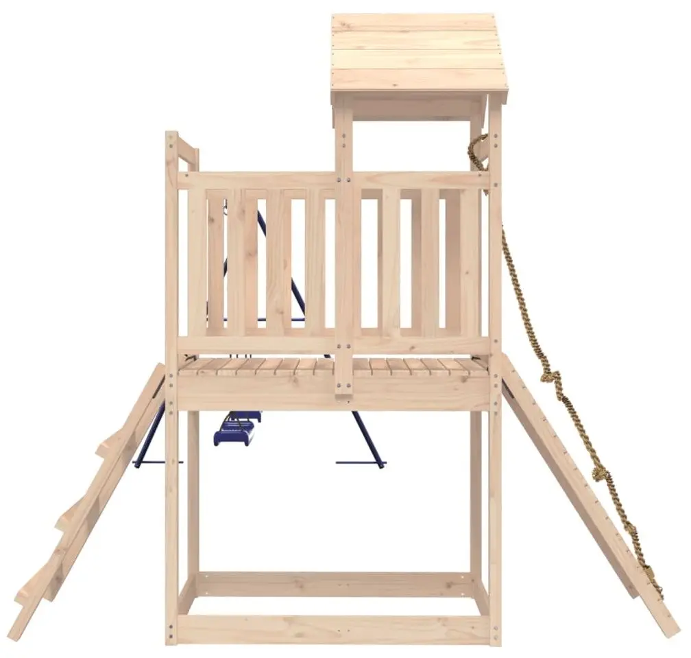 Complex de joaca VidaXL 3155873 (Natural/Blue) - 4