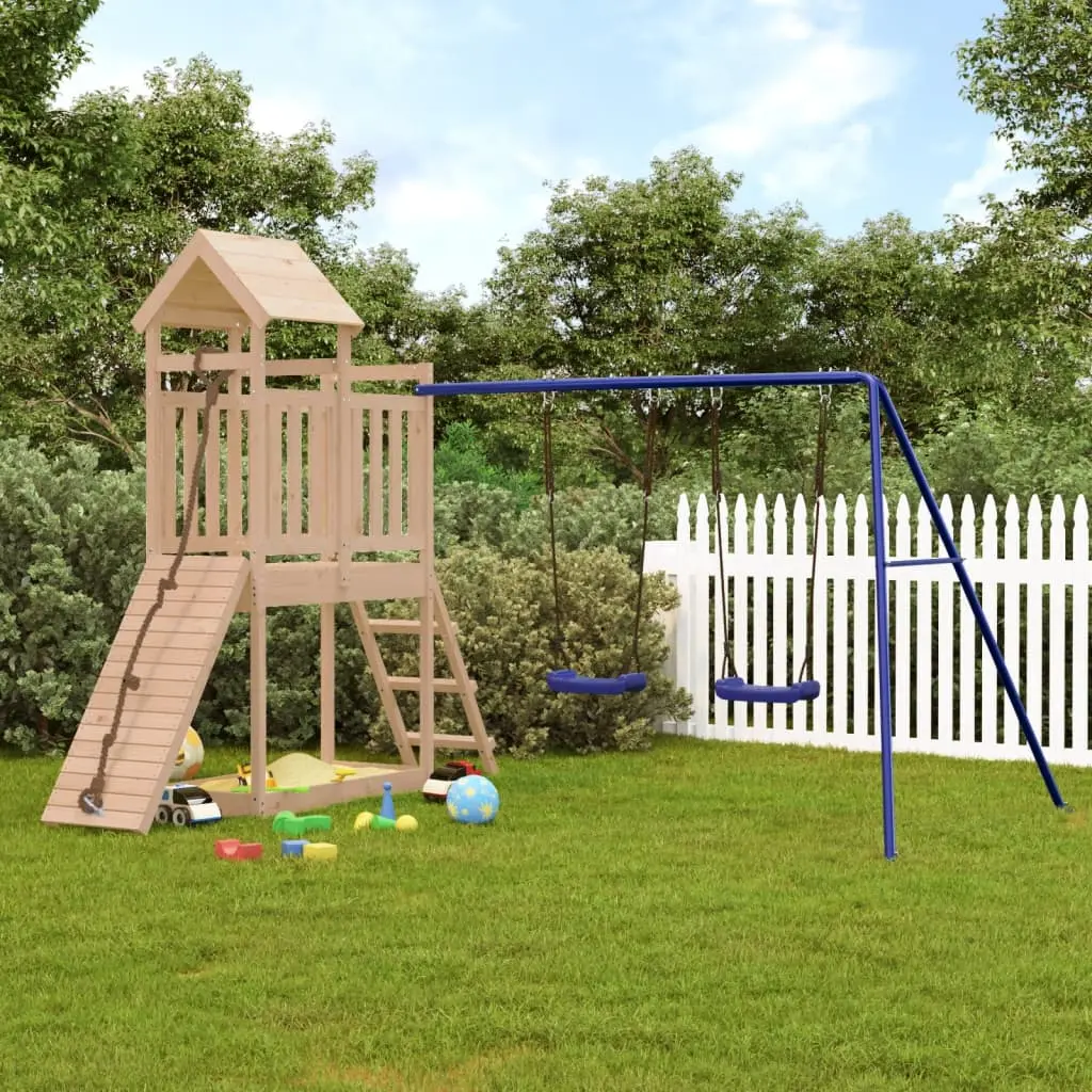 Complex de joaca VidaXL 3155873 (Natural/Blue) - 10