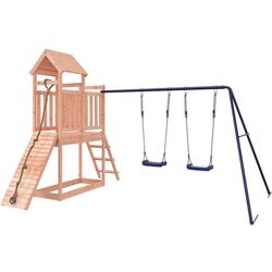 Complex de joacă VidaXL 3155874 (Wood/Blue)