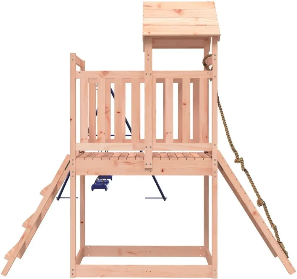 Complex de joacă VidaXL 3155874 (Wood/Blue) - 4