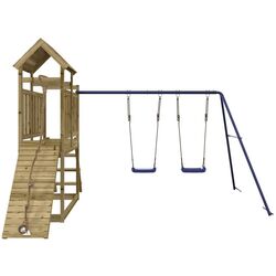 Complex de joaca VidaXL 3155875 (Blue/Natural) Thumb