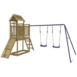Complex de joaca VidaXL 3155875 (Blue/Natural)