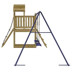 Complex de joaca VidaXL 3155875 (Blue/Natural) Thumb