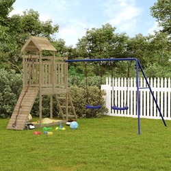 Complex de joaca VidaXL 3155875 (Blue/Natural) Thumb