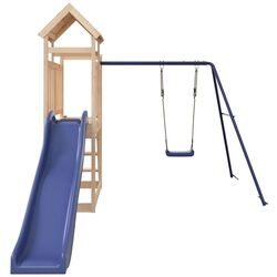 Complex de joaca VidaXL 3155876 (Blue/Natural) Thumb