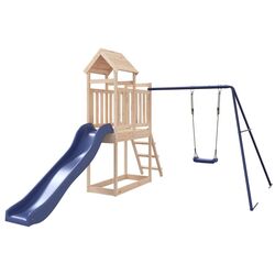 Complex de joaca VidaXL 3155876 (Blue/Natural)