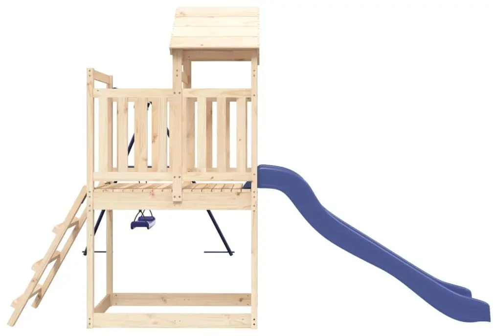 Complex de joaca VidaXL 3155876 (Blue/Natural)