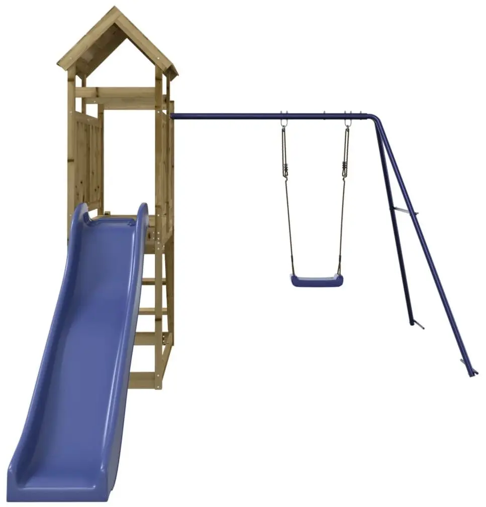 Игровой комплекс VidaXL 3155878 (Blue/Natural)