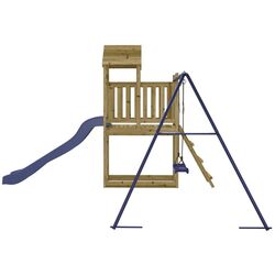 Игровой комплекс VidaXL 3155878 (Blue/Natural) Thumb